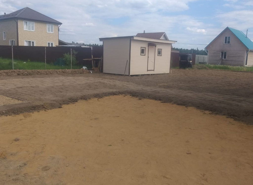 Отсыпка земельного участка