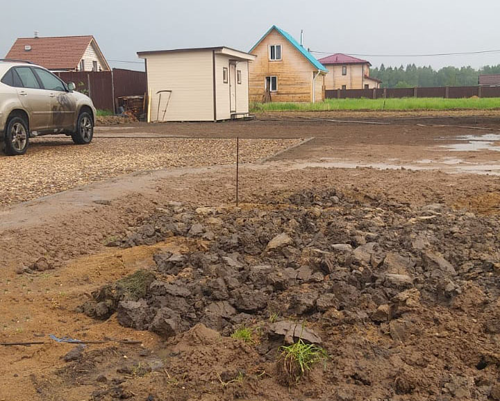 Отсыпка земельного участка