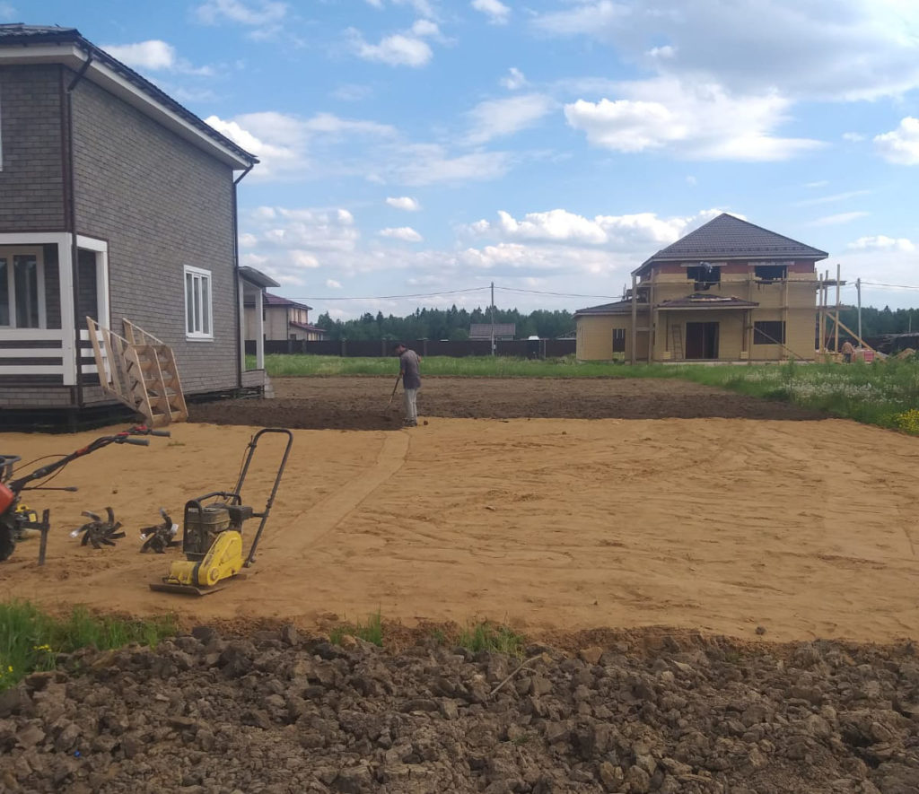 Отсыпка земельного участка