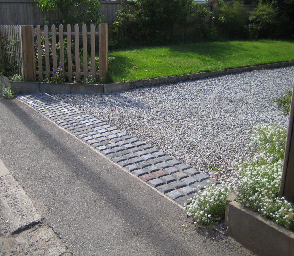 Площадки из щебня