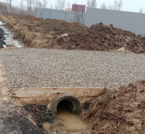 Заезд «Усиленный»  жб труба