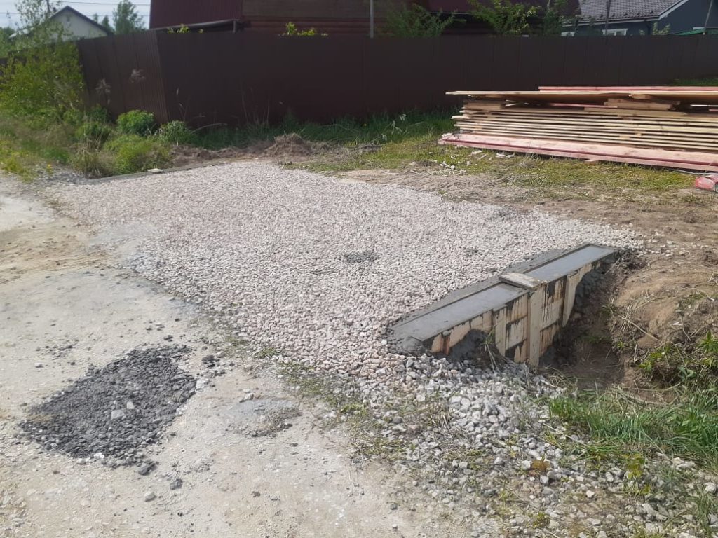 Заезд «Усиленный» жб+бетонные оголовки