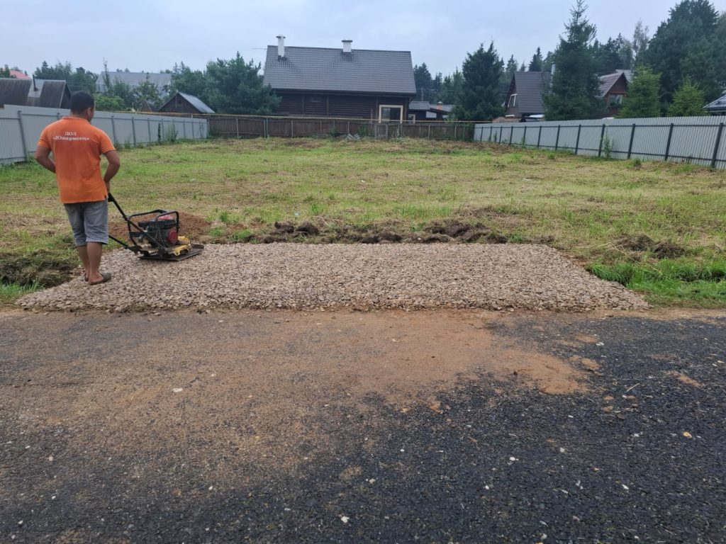 Заезд грузовой труба метал D-300