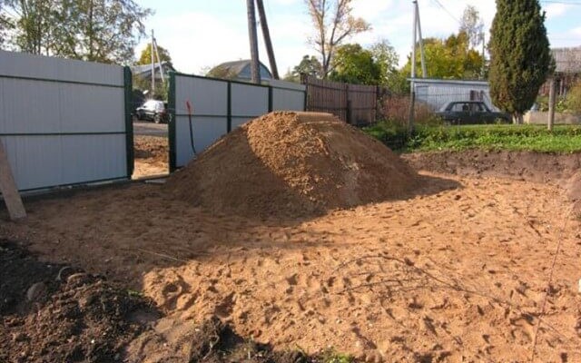 Отсыпка земельного участка