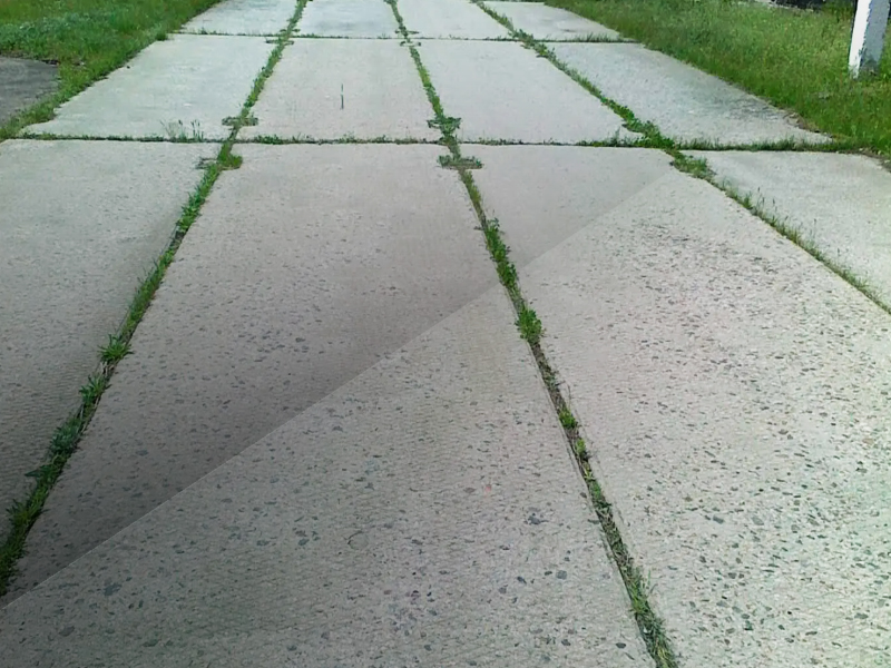 Парковка из дорожных плит