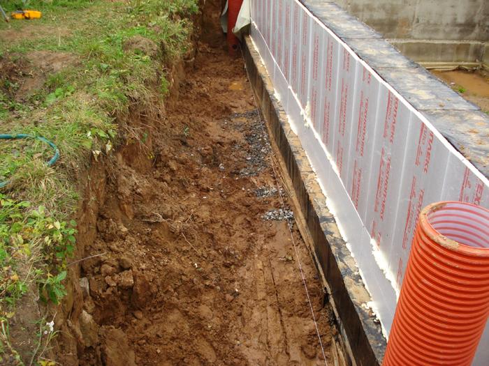 Пристеный дренаж