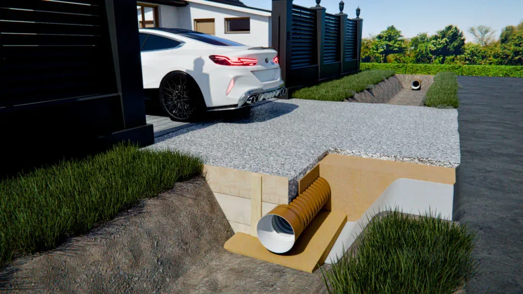 Заезд на участок