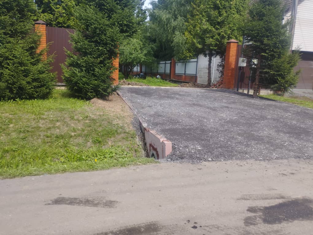 Заезд на участок