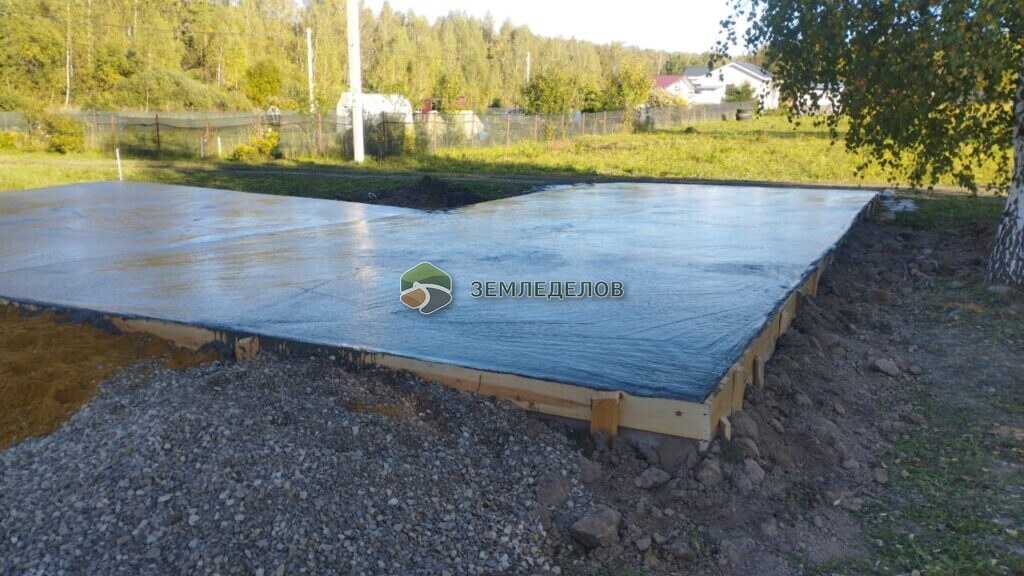 Бетонная площадка для автомобиля в Одинцово, 48 м²